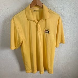 Men's Nike Yellow 2008 Ryder Cup Valhalla Golf Club Performance Polo